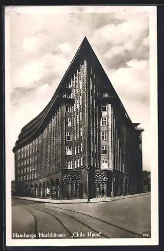 AK Hamburg-Kontorhausviertel, Hochhaus Chile Haus