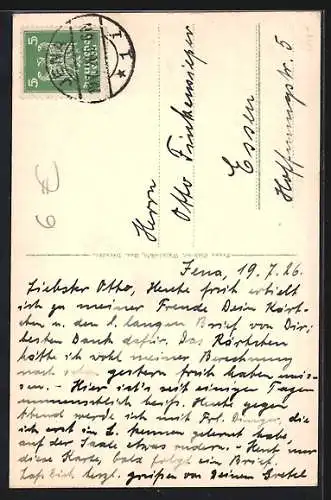 AK Jena, Strassenpartie am Johannistor