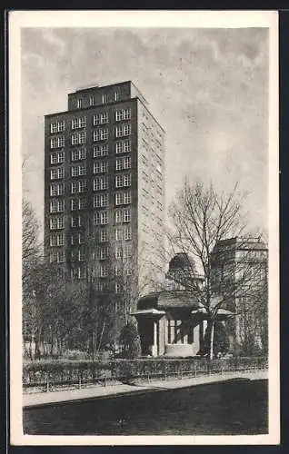 AK Jena, Zeiss-Hochhaus und Ernst-Abbé-Denkmal