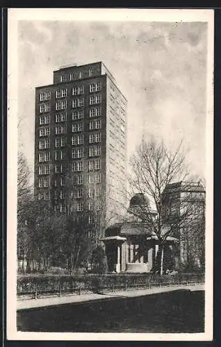 AK Jena, Zeiss-Hochhaus und Ernst-Abbé-Denkmal