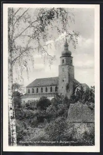 AK Bürgel i. Thür., Blick auf die Klosterkirche Thalbürgel