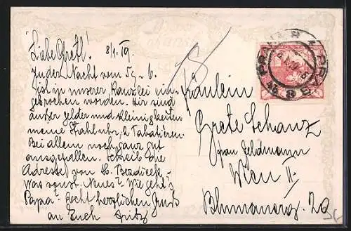Künstler-AK Brüder Kohn (B.K.W.I) Nr. 1832: beim Tee, zwei Frauen