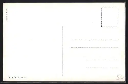 Künstler-AK Brüder Kohn (B.K.W.I) Nr. 732-1: Frühjahrslandschaft mit Bäumen