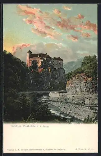 AK Bozen, Blick zum Schloss Runkelstein