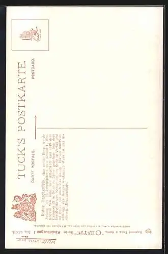 Künstler-AK Königswinter, Ruine Drachenfels