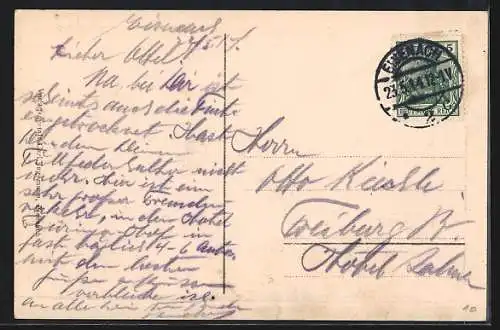 AK Wartburg, Ansicht von Süd-West