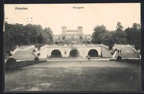 AK Potsdam, Schloss Sanssouci und Orangerie