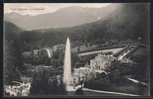 AK Ettal, Kgl. Schloss Linderhof