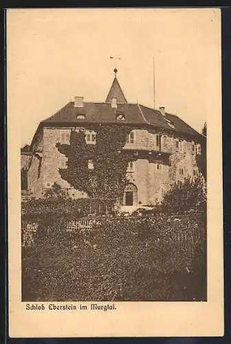 AK Schloss Eberstein im Murgtal, Blick auf das Schloss