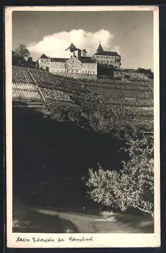 AK Gernsbach, Blick aufs Schloss Eberstein