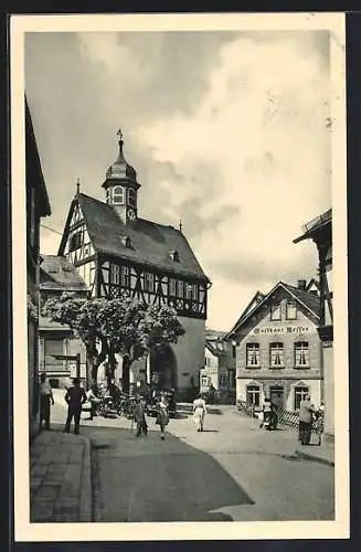 AK Königstein /Taunus, Blick aufs alte Rathaus