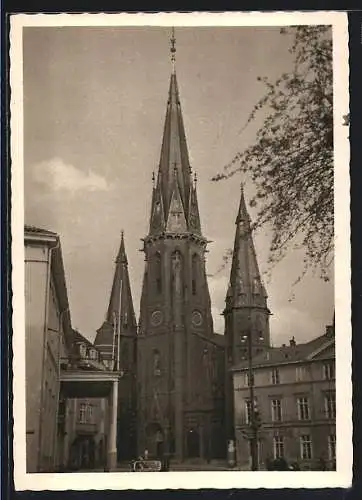 AK Oldenburg i. O., Blick auf die Lambertikirche