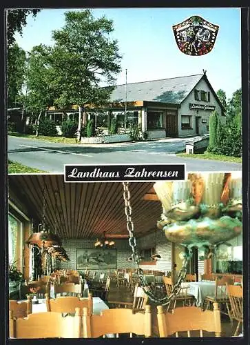 AK Zahrensen /Schneverdingen, Landhaus Zahrensen mit Speisesaal