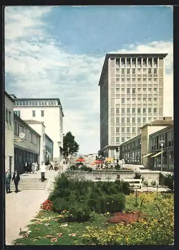 AK Kassel, Grünanlagen in der Treppenstrasse