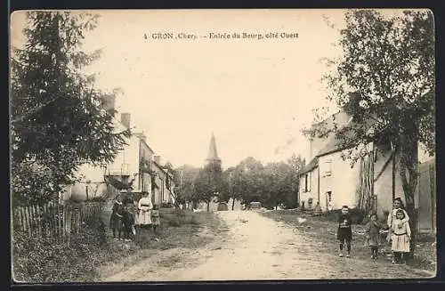 AK Gron, Entrée du Bourg, côté Ouest