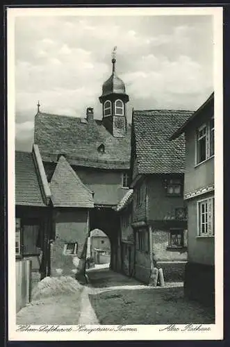 AK Königstein / Taunus, Partie am alten Rathaus