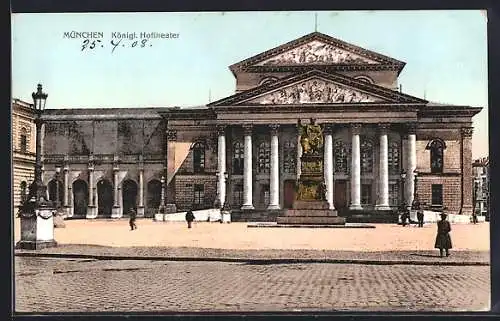 AK München, Königl. Hoftheater am Gärtnerplatz
