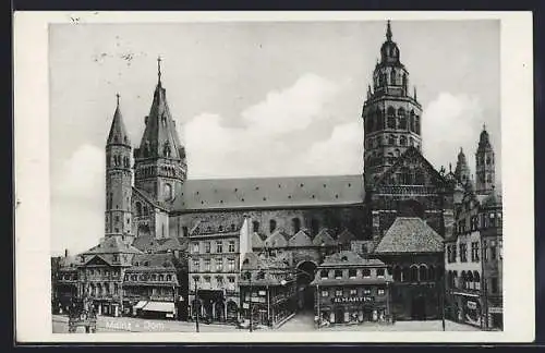 AK Mainz, Blick auf den Dom