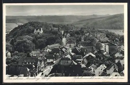 AK Arnsberg / Westf., Blick vom Glockenturm