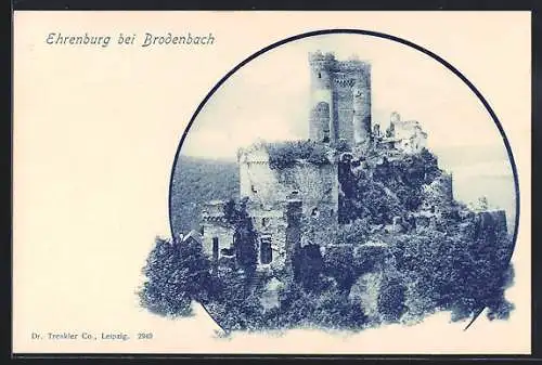 AK Brodenbach, Blick auf die Ehrenburg