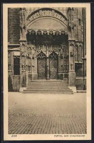 AK Jena, Portal der Stadtkirche