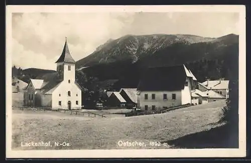 AK Lackenhof, Ortsansicht mit Oetscher