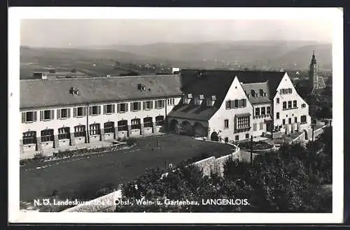 AK Langnelois /N. Ö., Landeskursstätte i. Obst-, Wein- und Gartenbau