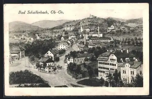 AK Bad Schallerbach /O.-Oe., Ortsansicht aus der Vogelschau