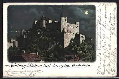 Lithographie Salzburg, Festung Hohensalzburg