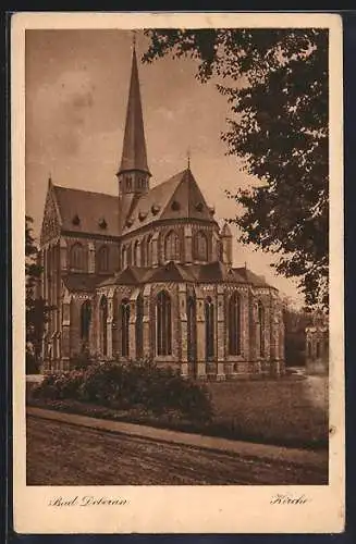 AK Bad Doberan, Blick zur Kirche