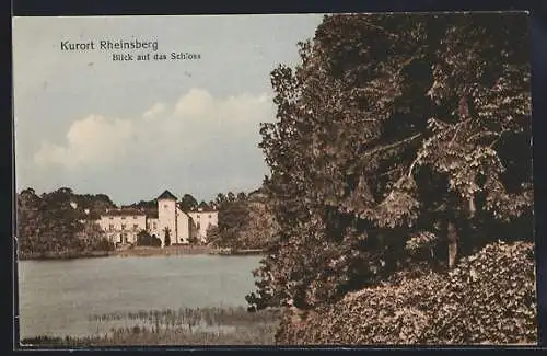 AK Rheinsberg, Blick auf das Schloss