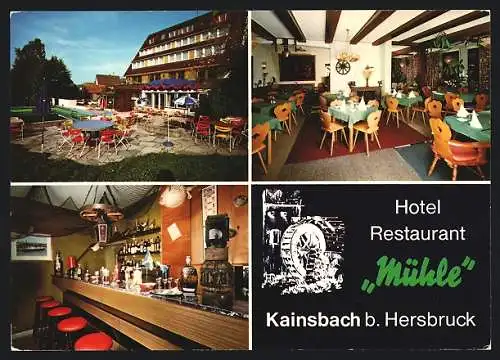 AK Kainsbach b. Hersbruck, Hotel Restaurant Mühle