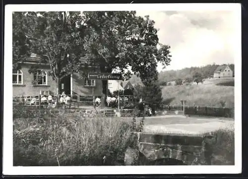 AK Hetzdorf / Freiberg, HO-Gaststätte Erholung