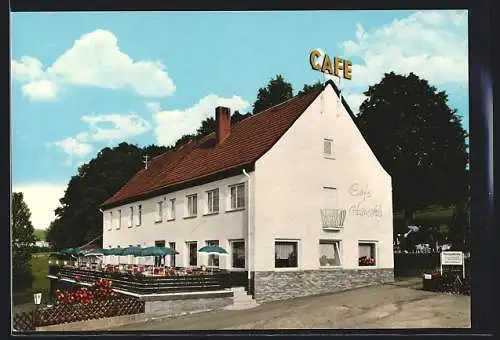 AK Bad Orb / Spessart, Café Aumühle Aussenansicht