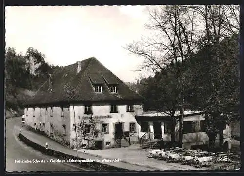 AK Behringersmühle /Fränkische Schweiz, Gasthaus Schottersmühle im Wiesenttal