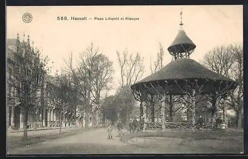 AK Hasselt, Place Léopold et Kiosque