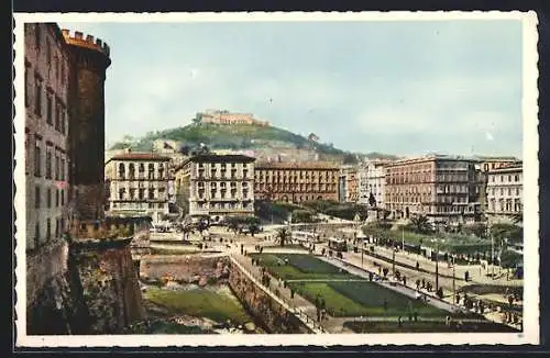 AK Napoli, Piazza Municipio e Castel S. Elmo