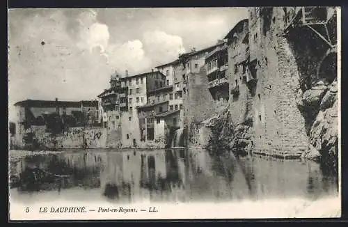 AK Pont-en-Royans, vue partielle