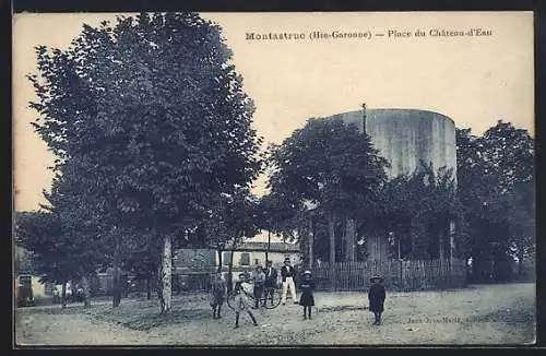 AK Montastruc, Place du Château-d`Eau