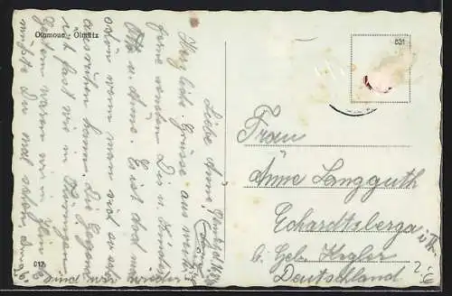 AK Olmütz, Panorama mit Schloss