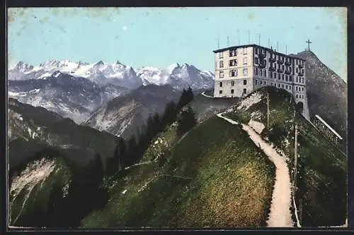 AK Stanserhorn, Blick nach den Berneralpen