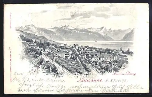 Lithographie Lausanne, Derrière-Bourg