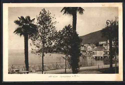 AK Abbazia, Lungomare e Palme