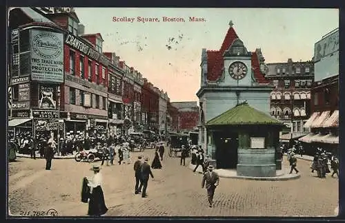 AK Boston, MA, Scollay Square