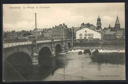 AK Donchery, La Meuse, Le Deversoir