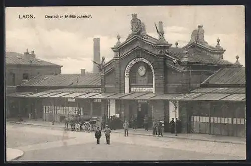 AK Laon, Deutscher Militärbahnhof