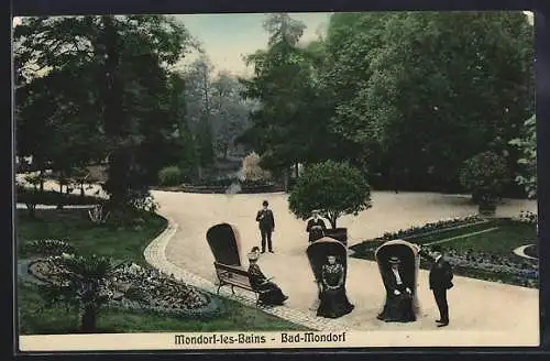 AK Mondorf-les-Bains, Anlagen im Park