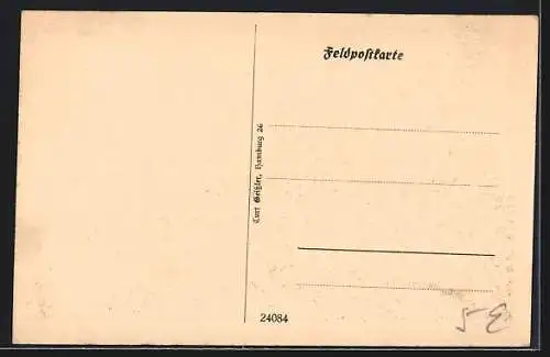 AK Mazedonien, Deutscher Soldat in Uniform in Männergruppe