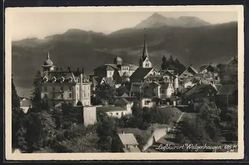 AK Walzenhausen, Teilansicht vom Ortskern