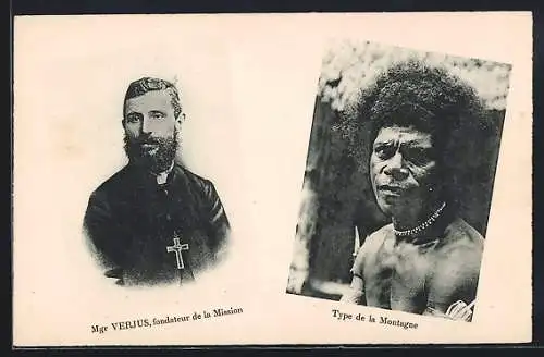 AK Mgr Verjus, fondateur de la Mission, Type de la Montagne